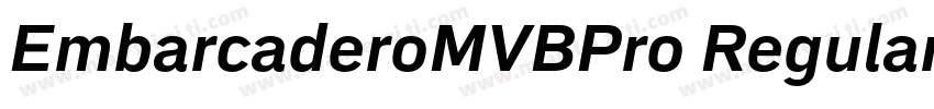 EmbarcaderoMVBPro Regular字体转换